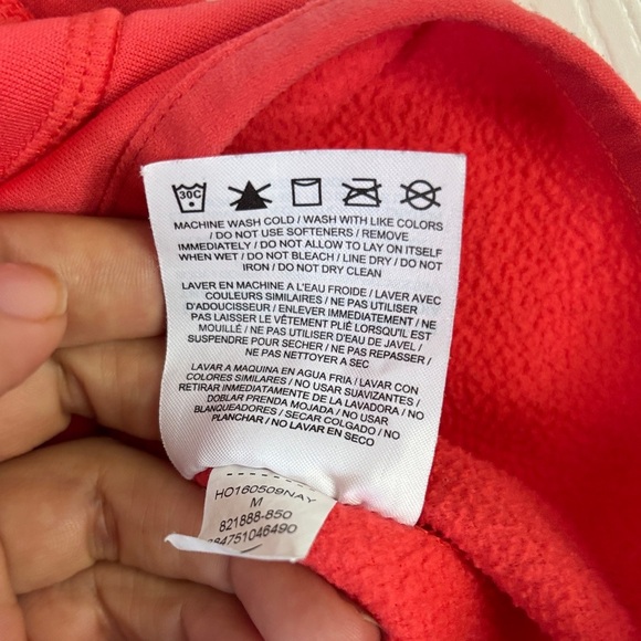 Nike Red Hoodie with Orange Accents - Picture 5 of 5